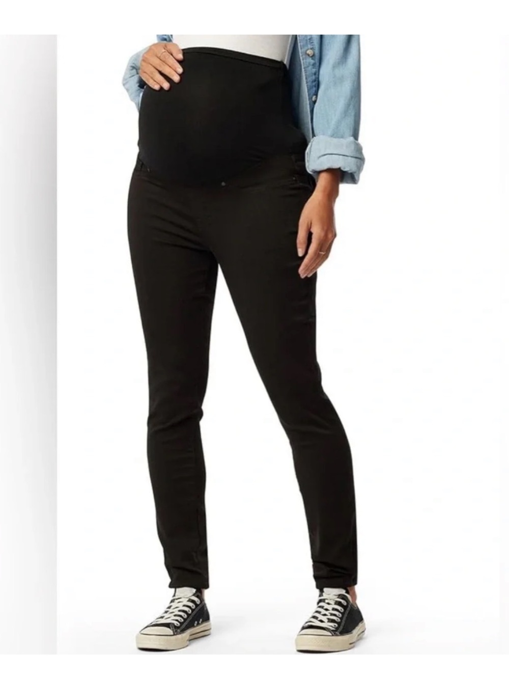 Maternity Stretch Skinny Pants - Black